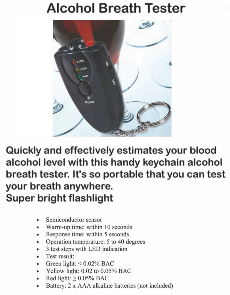 Breath Alcohol Testers- Handheld, Portable, and Desktop