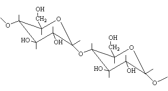 glucose links in starch